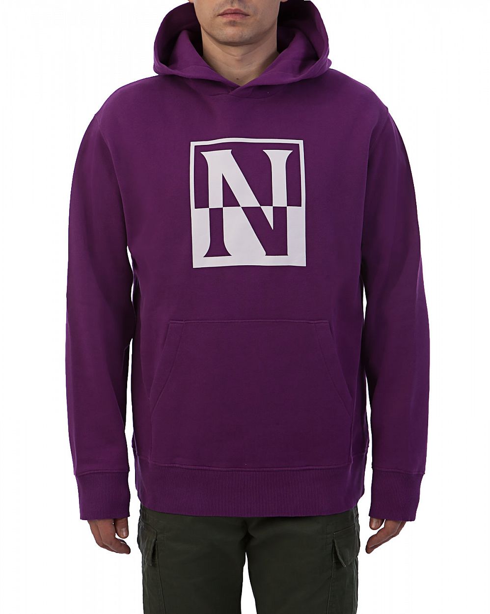 Толстовка мужская с капюшоном Napapijri Box Hood Purple отзывы