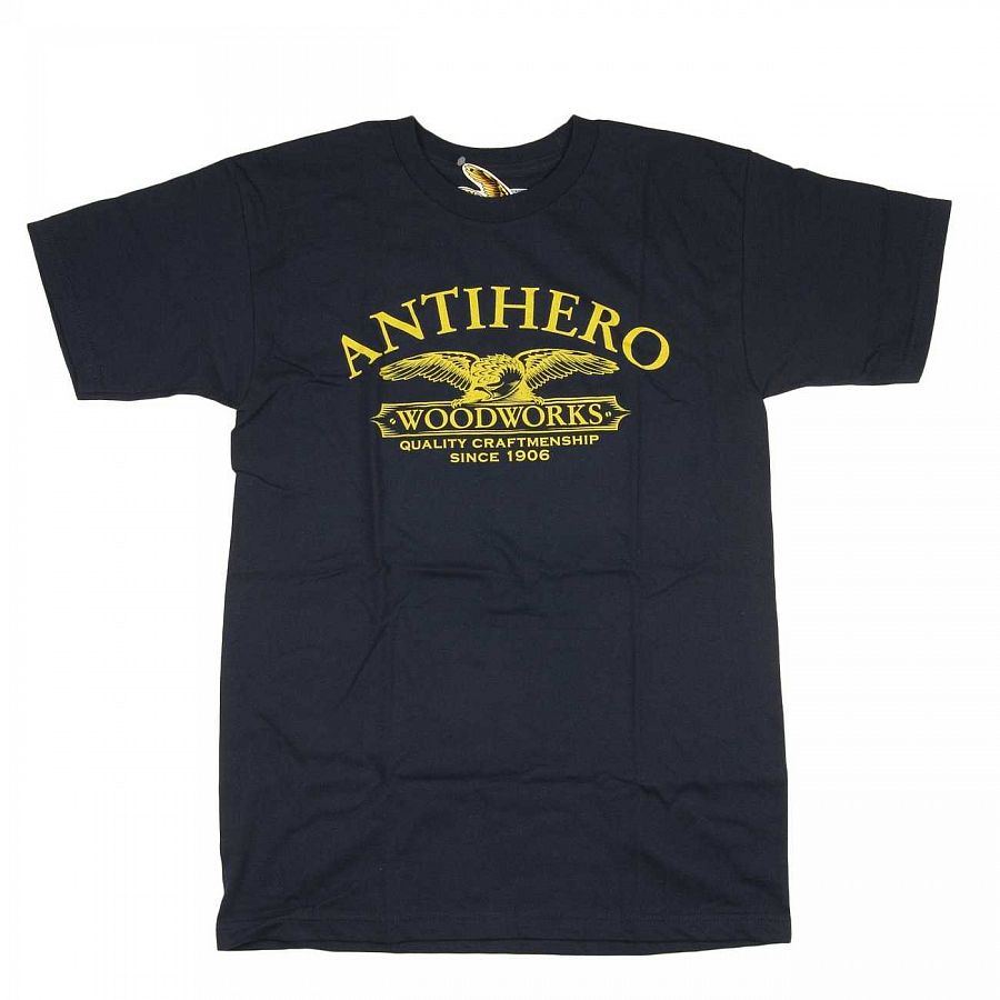 Футболка Anti-hero S/S Woodworks Navy отзывы