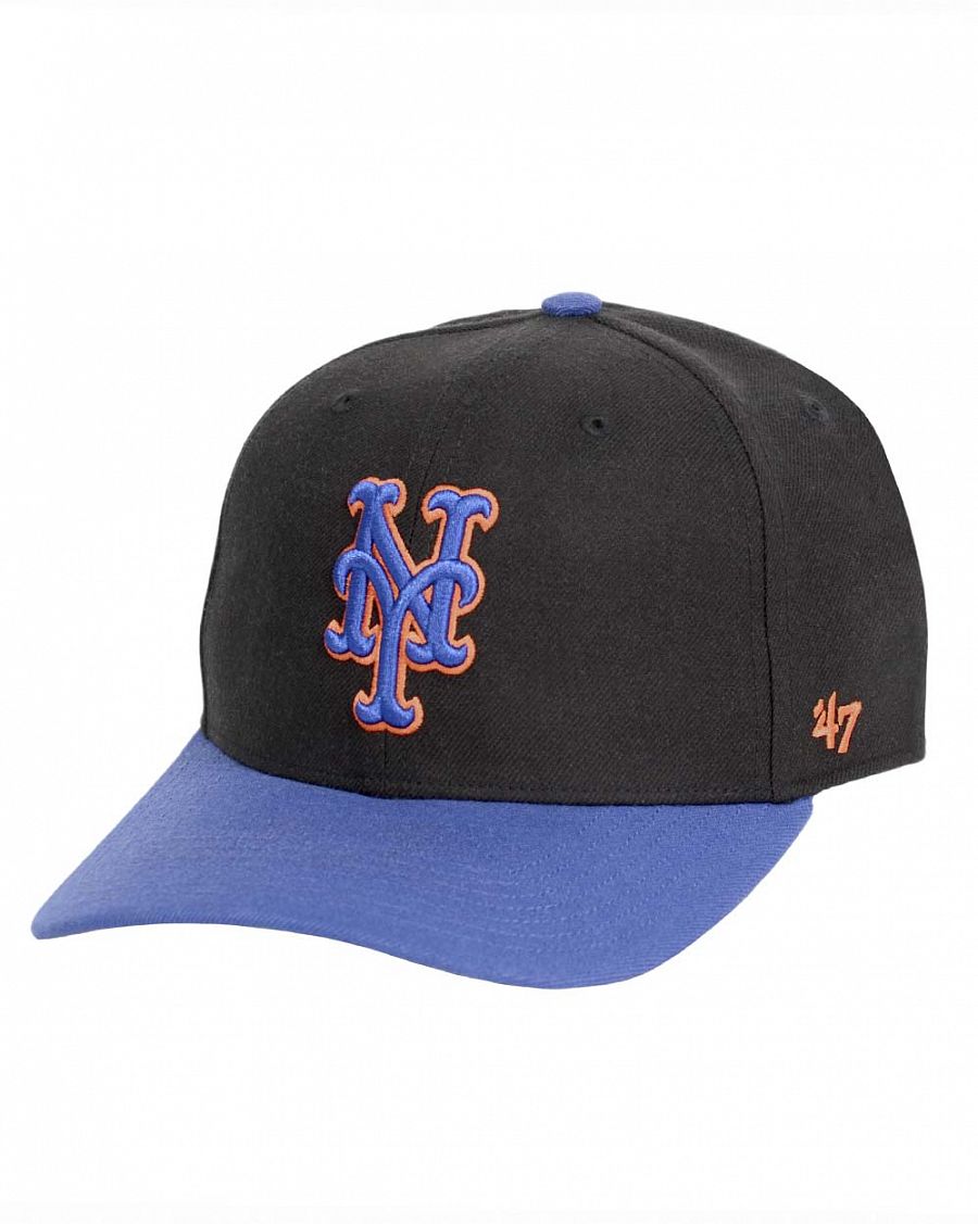 Бейсболка '47 Brand MVP WBP New York Mets Black отзывы