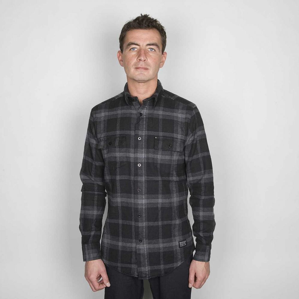 Рубашка Krew Lompoc L/S Black отзывы