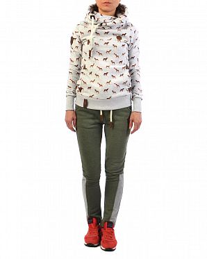 Джоггеры женские Naketano Two Ton Pocket Double Ton Green Grey Джоггеры женские Naketano Two Ton Pocket Double Ton Green Grey