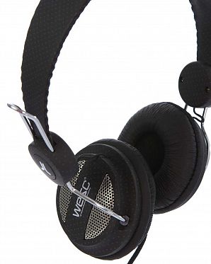 Наушники с микрофоном проводные WeSC Oboe On Ear Headphones Polka Black