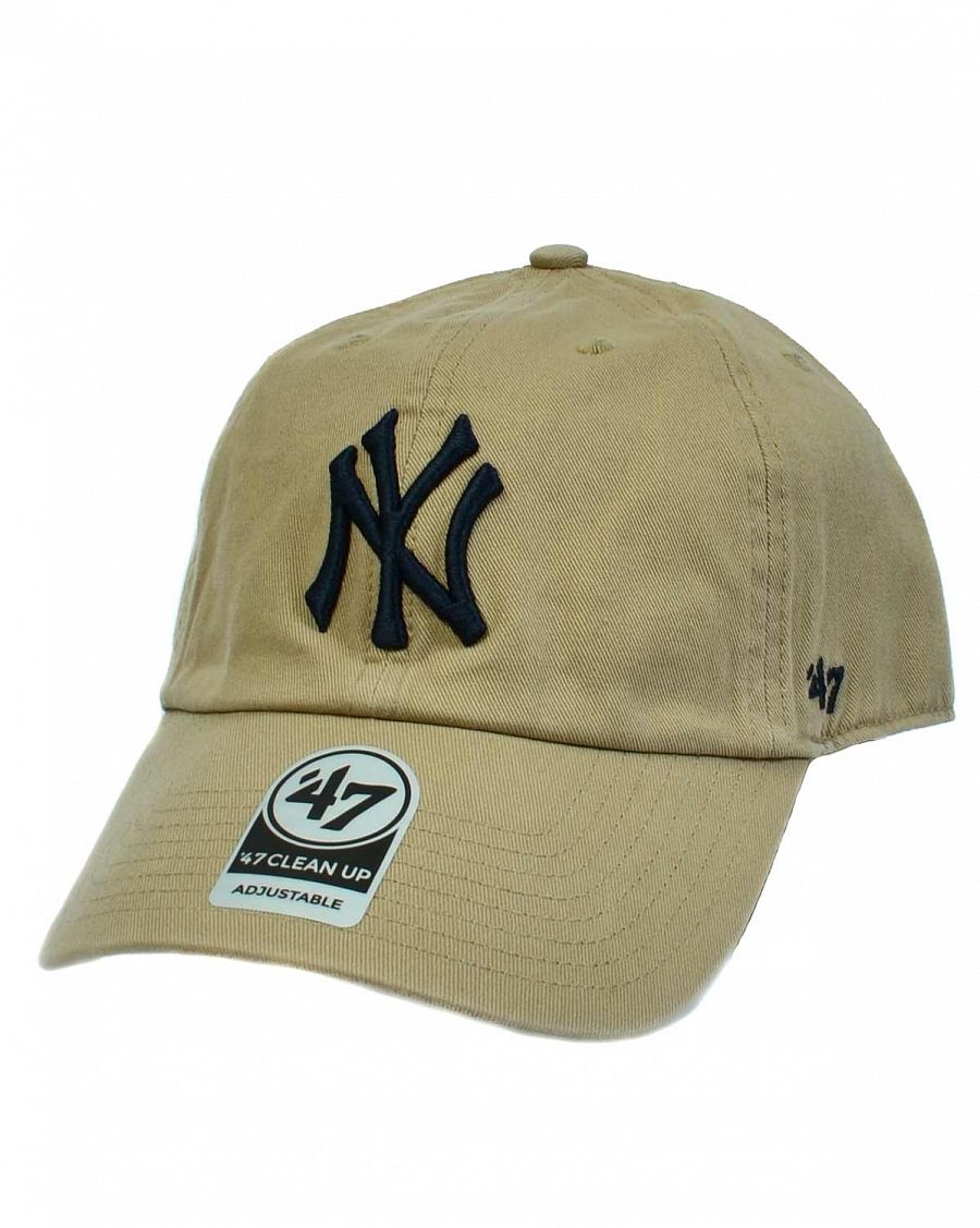 Бейсболка классическая с изогнутым козырьком '47 Brand Clean Up New York Yankees Khaki отзывы