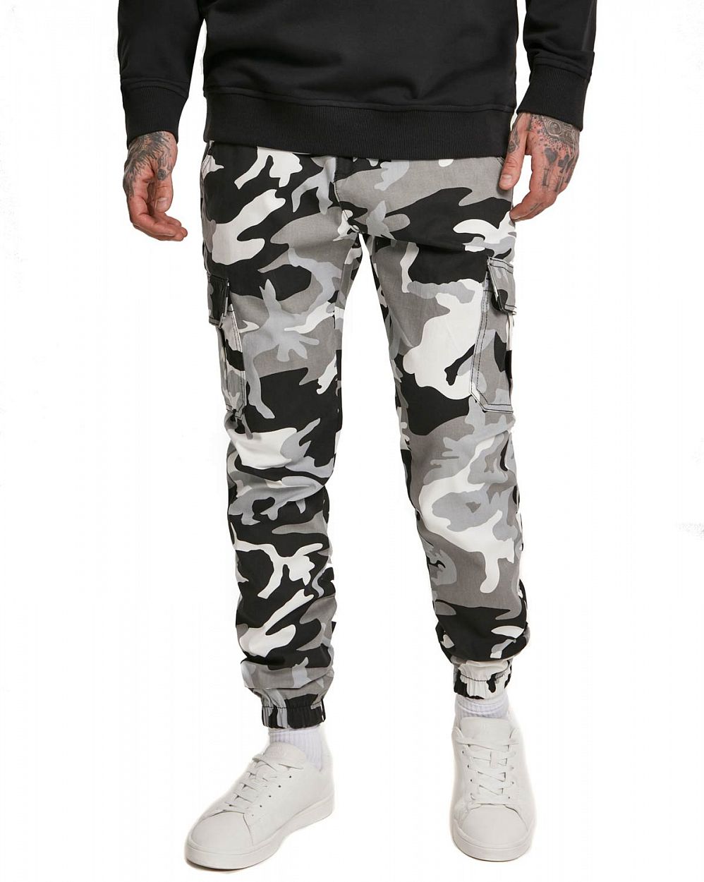 Джоггеры мужские карго Urban Classics Snow Camo отзывы