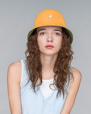 Панама Kangol FLIP IT REV CASUAL K3555 OIL GREEN WARM APRICOT Панама Kangol FLIP IT REV CASUAL K3555 OIL GREEN WARM APRICOT