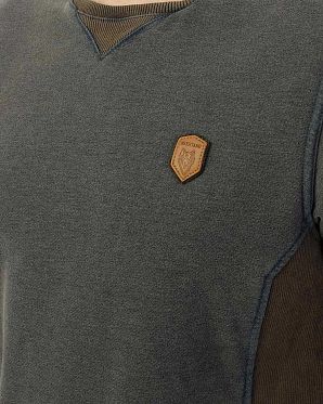 Толстовка мужская свитшот Naketano Schwanz mit Bravour Grey Толстовка мужская свитшот Naketano Schwanz mit Bravour Grey