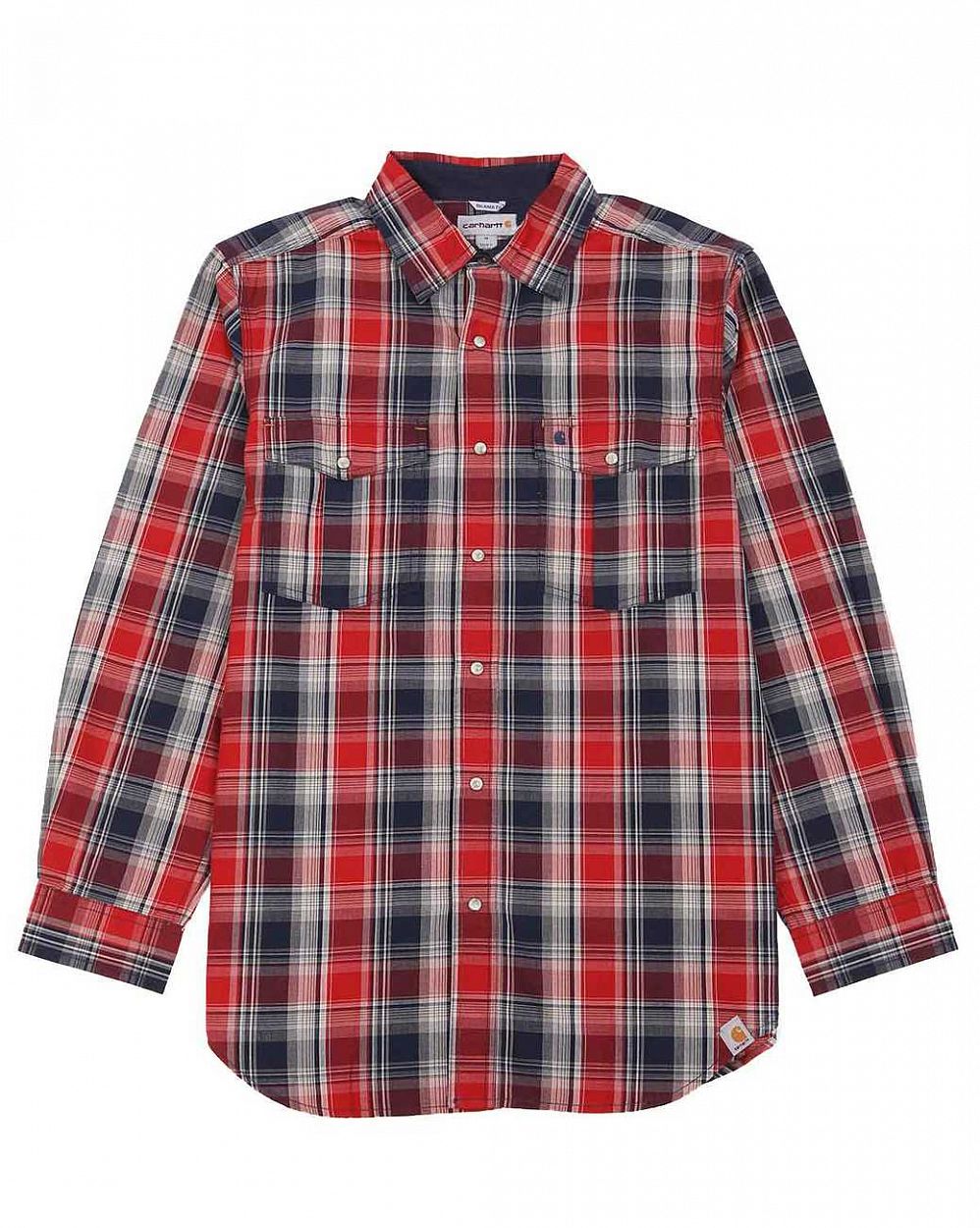 Рубашка мужская с длинным рукавом Publish 598 Red Check отзывы