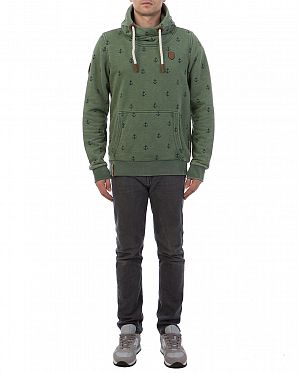 Толстовка мужская с капюшоном Naketano Германия Suprame Green