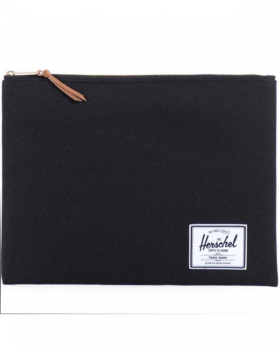 Клатч Herschel Network Extra Large Black Coated Cotton Canvas отзывы