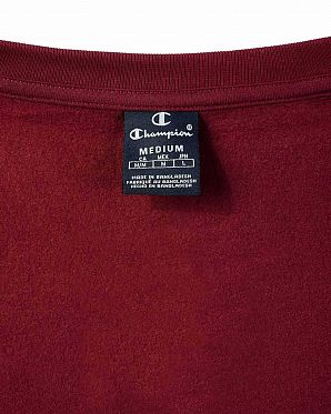 Толстовка свитшот Champion Authentic American RS509 Maroon Толстовка свитшот Champion Authentic American RS509 Maroon