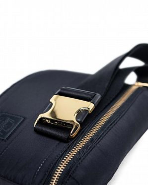 Сумка поясная Herschel Fifteen Black Gold Сумка поясная Herschel Fifteen Black Gold