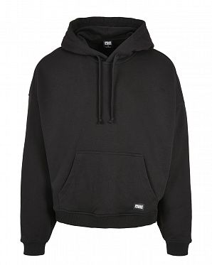 Толстовка мужская с капюшоном Urban Classics 80's Hoody Black Толстовка мужская с капюшоном Urban Classics 80's Hoody Black