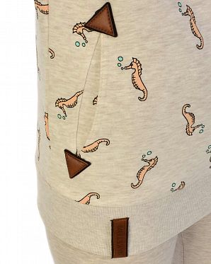 Толстовка женская с капюшоном Германия Naketano Forest Hemp Oma Mel Толстовка женская с капюшоном Германия Naketano Forest Hemp Oma Mel