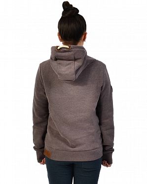 Толстовка женская с капюшоном Naketano Dirty Schmierlappen Dirty Muschi Melange