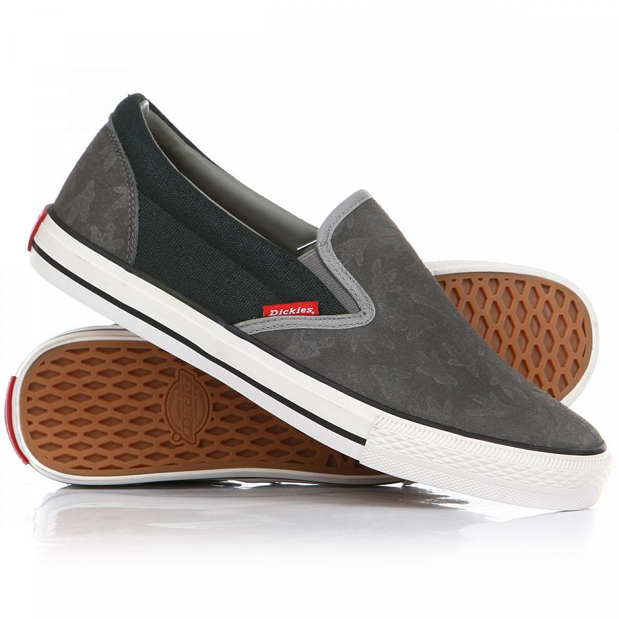 Слипоны мужские Dickies Suede Slip On Grey отзывы Слипоны мужские Dickies Suede Slip On Grey отзывы