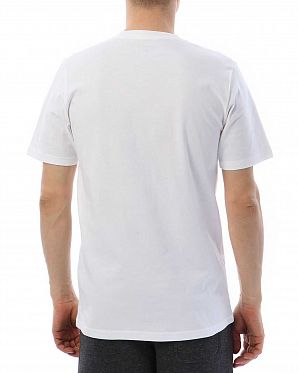 Футболка мужская классическая из хлопка Carhartt White Black Футболка мужская классическая из хлопка Carhartt White Black