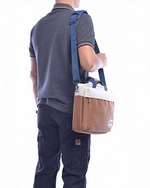 Сумка водоотталкивающая через плечо для 15 ноутбука Herschel Clark Acid Denim