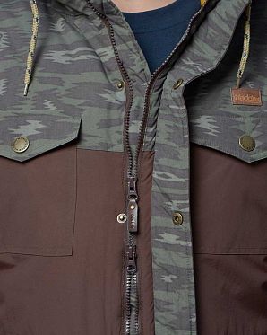 Куртка водоотталкивающая демисезонная Iriedaily Insulaner Chocolate