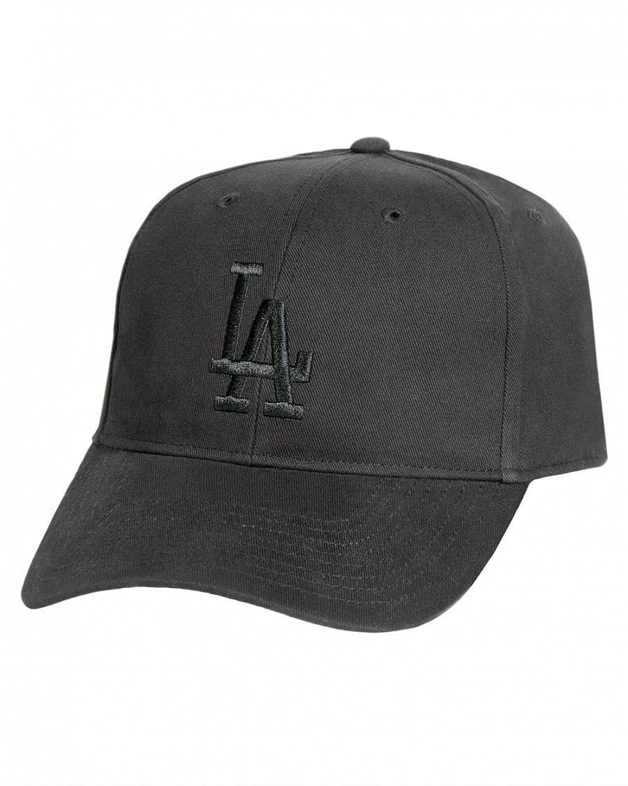 Бейсболка с козырьком '47 Brand MVP Cotton Los Angeles Dodgers Black Black отзывы