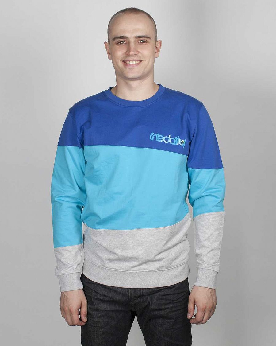 купить Толстовка Iriedaily Conctructed Crew Hawaii Blue в Москве купить Толстовка Iriedaily Conctructed Crew Hawaii Blue в Москве