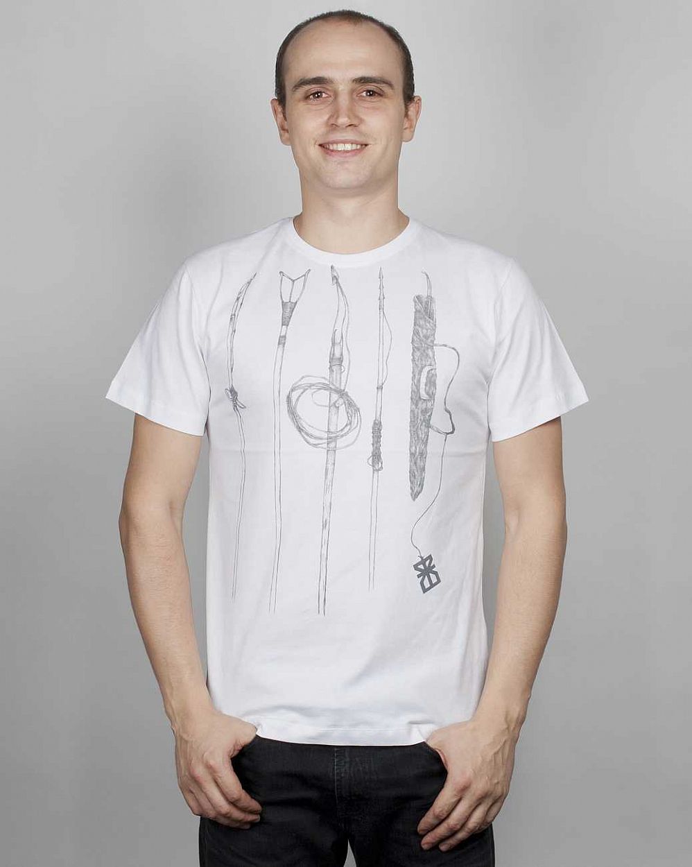 купить Футболка Makia Fishing T-shirt White в Москве купить Футболка Makia Fishing T-shirt White в Москве