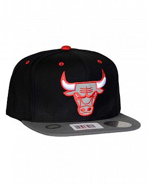 Бейсболка с прямым козырьком Mitchell and Ness XLRELECTIVE 2TONE Chicago Bulls Black Бейсболка с прямым козырьком Mitchell and Ness XLRELECTIVE 2TONE Chicago Bulls Black