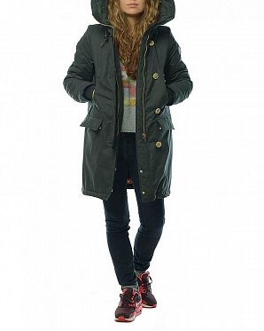 Парка женская зимняя Loading 5 Green