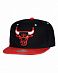 Бейсболка с прямым козырьком Mitchell and Ness ELEPHANT Chicago Bulls Black