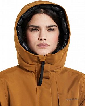 Парка женская зимняя водонепроницаемая Didriksons Leya Long Orange Парка женская зимняя водонепроницаемая Didriksons Leya Long Orange
