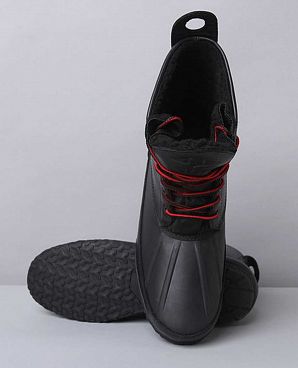Ботинки мужские кожаные водонепроницаемые Psyberia Mudguard Black Ботинки мужские кожаные водонепроницаемые Psyberia Mudguard Black