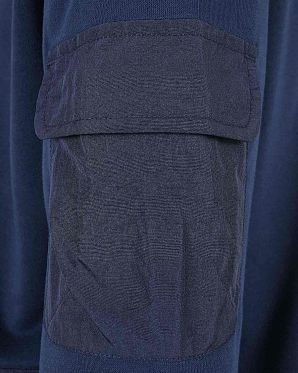 Толстовка мужская с капюшоном Urban Classics Commuter Hoody Dark Blue Толстовка мужская с капюшоном Urban Classics Commuter Hoody Dark Blue