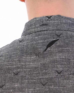 Рубашка мужская с длинным рукавом Publish Brand USA Generick Black