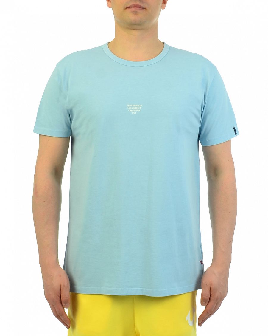 Футболка мужская True Religion Los Angeles Small Logotype Tee Pale Blue отзывы Футболка мужская True Religion Los Angeles Small Logotype Tee Pale Blue отзывы
