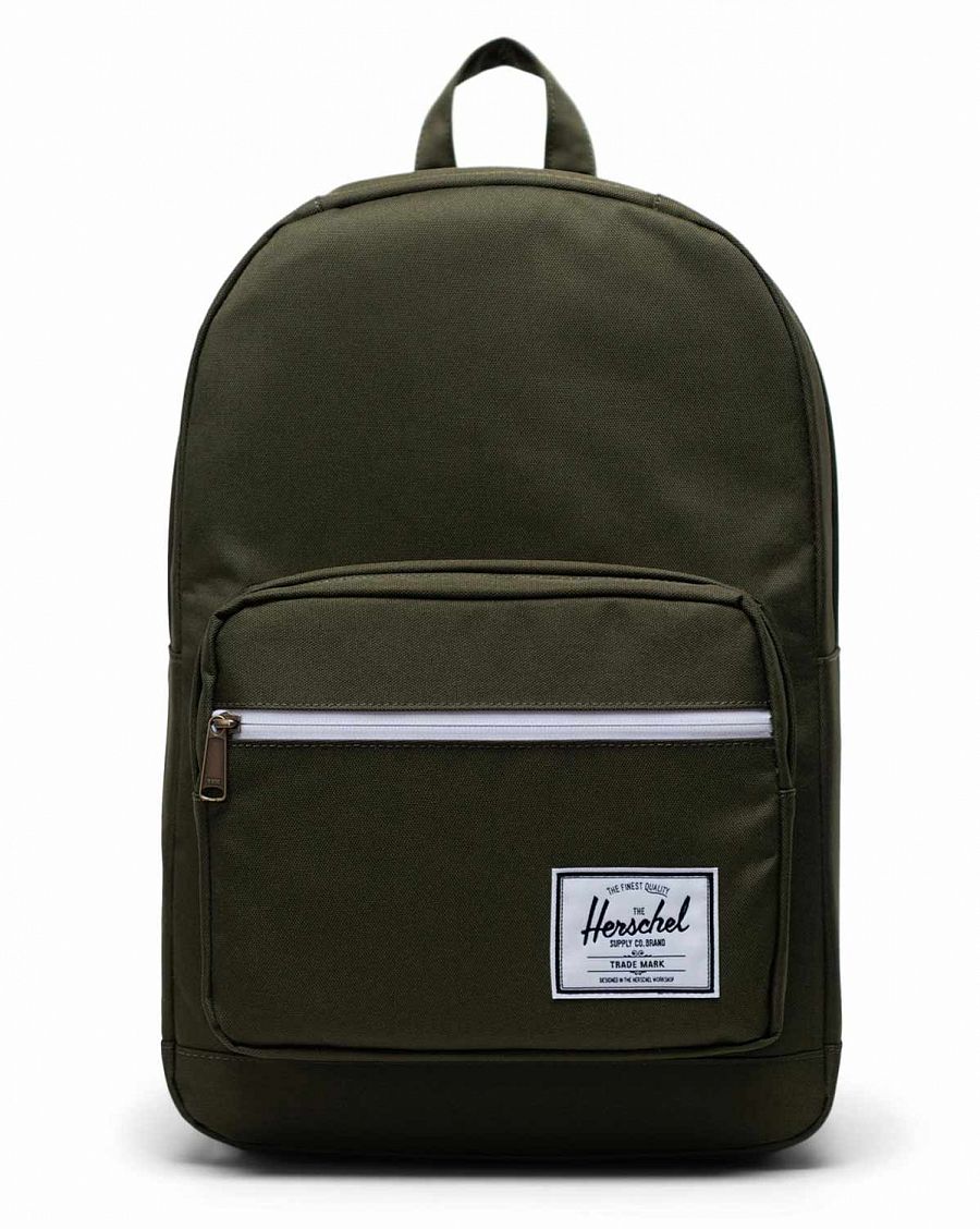 Рюкзак водоотталкивающий с отделом для 15 ноутбука Herschel Pop Quiz Ivy Green Chicory Coffee отзывы