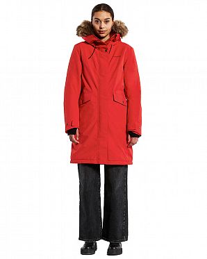 Водонепроницаемая утепленная парка женская Didriksons Erika II Red