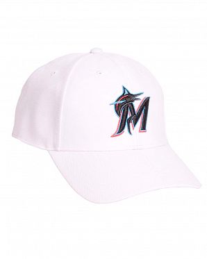 Бейсболка '47 Brand MVP WBV Miami Marlins White Бейсболка '47 Brand MVP WBV Miami Marlins White