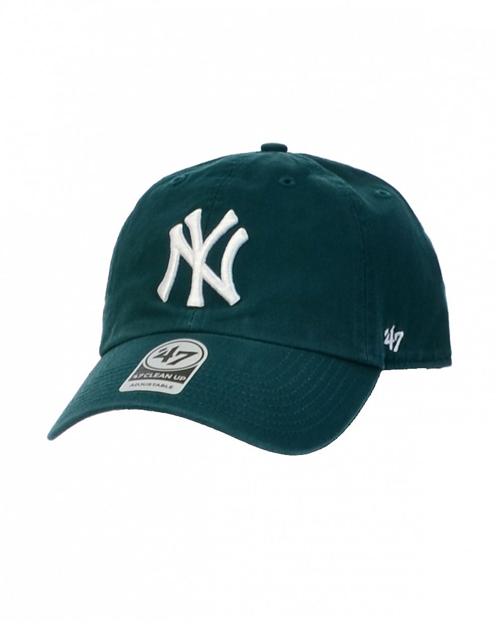 Бейсболка классическая с изогнутым козырьком '47 Brand Clean Up New York Yankees Pacific Green отзывы