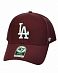 Бейсболка с изогнутым козырьком '47 Brand MVP Los Angeles Dodgers Dark Maroon