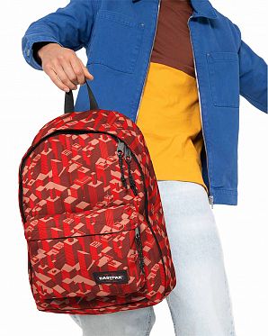Рюкзак водоотталкивающий особопрочный с отделом 14 ноутбука Eastpak Out OF Office Pixel Red Рюкзак водоотталкивающий особопрочный с отделом 14 ноутбука Eastpak Out OF Office Pixel Red