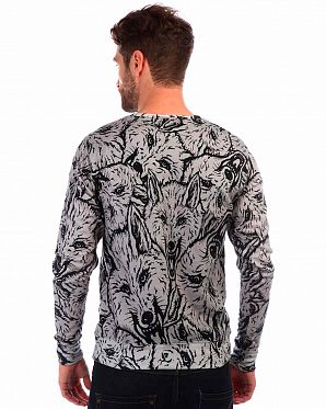Толстовка свитшот Rum Knuckies Wolf Grey Толстовка свитшот Rum Knuckies Wolf Grey