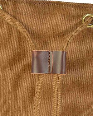 Рюкзак водостойкий из толстой джинсы Kaukko Korea FJ17 Brown