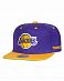 Бейсболка с прямым козырьком Mitchell and Ness FLIPSIDE Los Angeles Lakers Purple отзывы