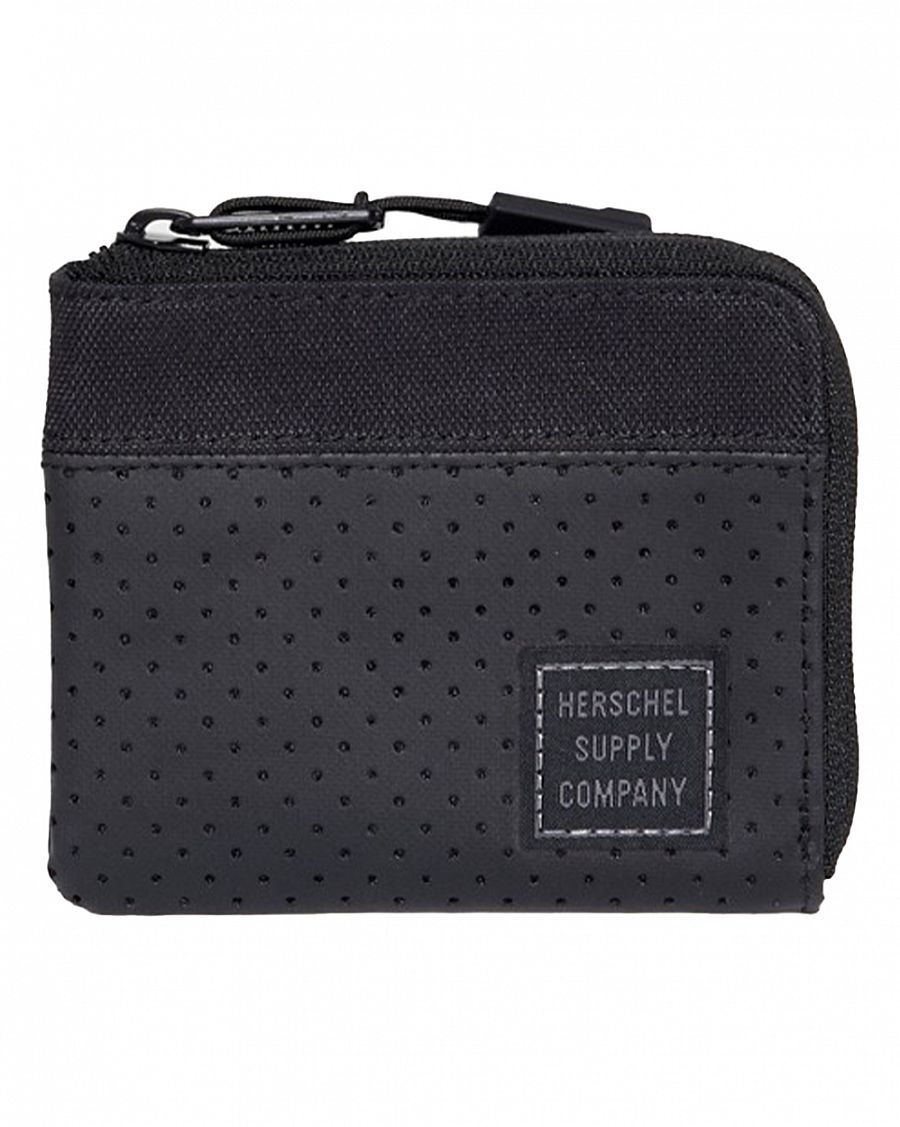 Кошелек на молнии и слотом для карт Herschel Johnny Aspect Black отзывы