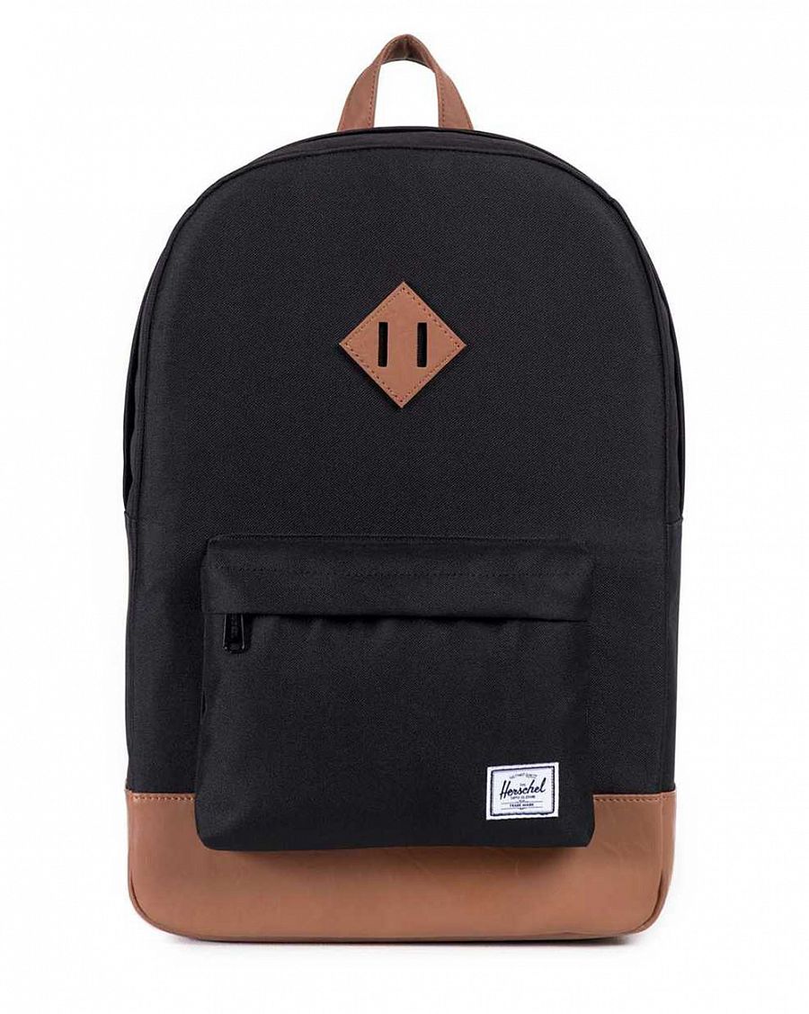 Рюкзак водоотталкивающий с карманом для 15 ноутбука Herschel Heritage Black Tan отзывы