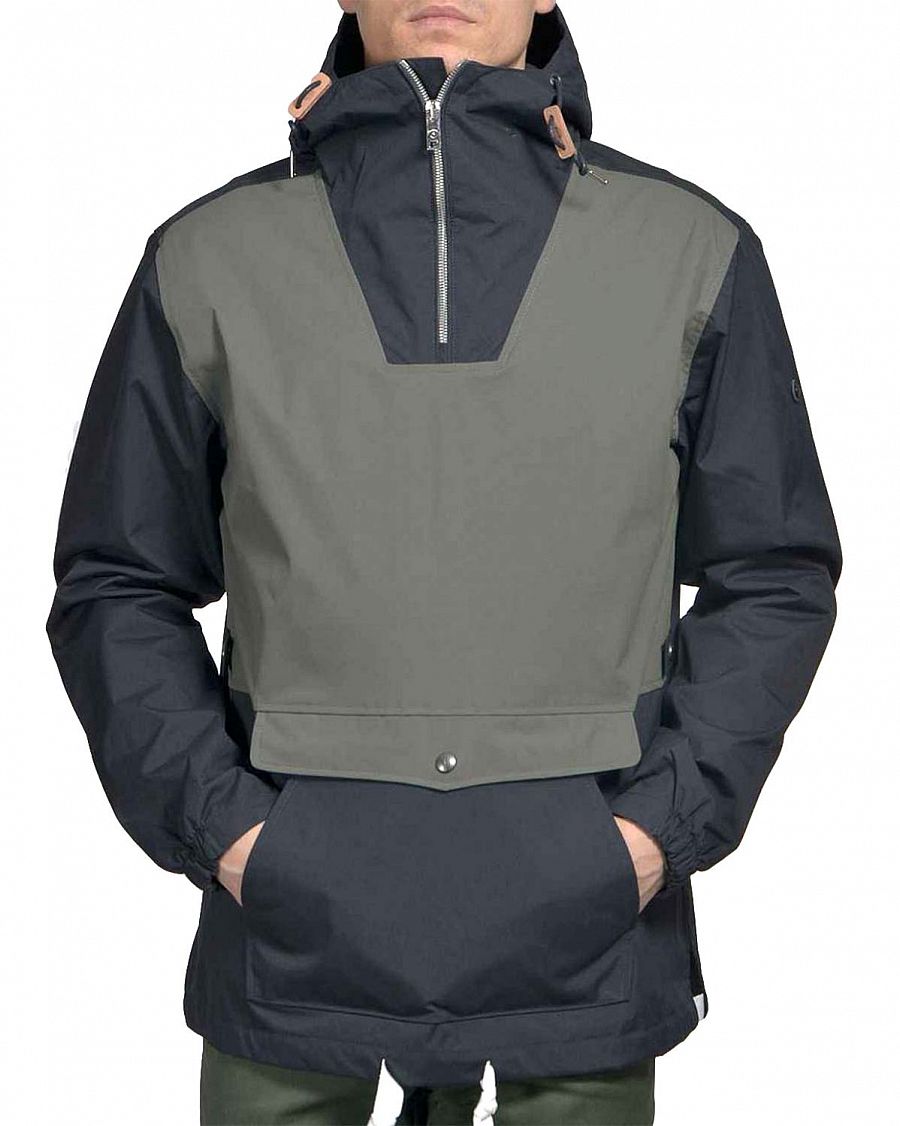 Анорак водоотталкивающий Loading City Anorak Navy Olive отзывы