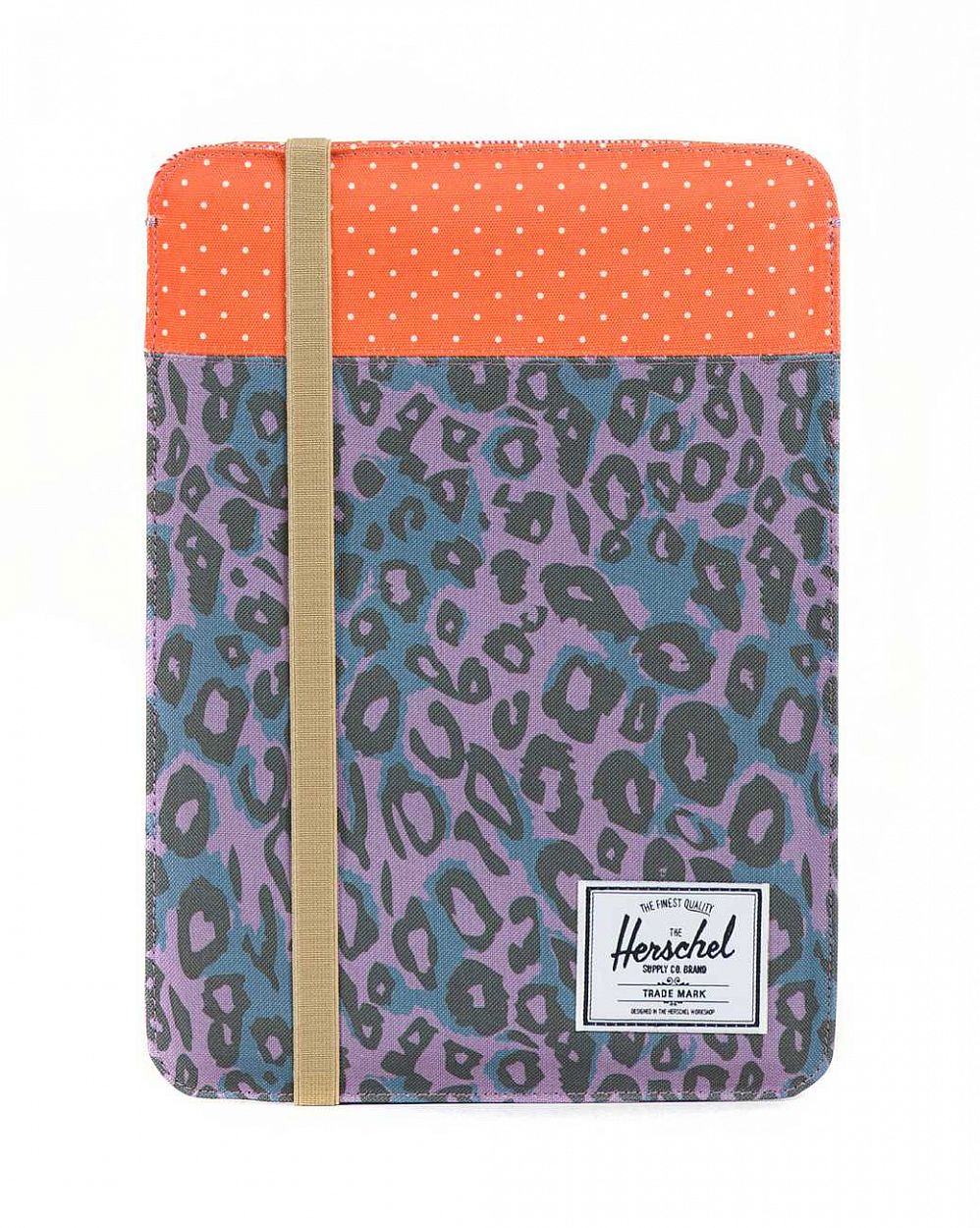 Чехол Herschel Cypress Sleeve для 13'' Macbook Purple Leopard Orange Polka Dot Khaki отзывы