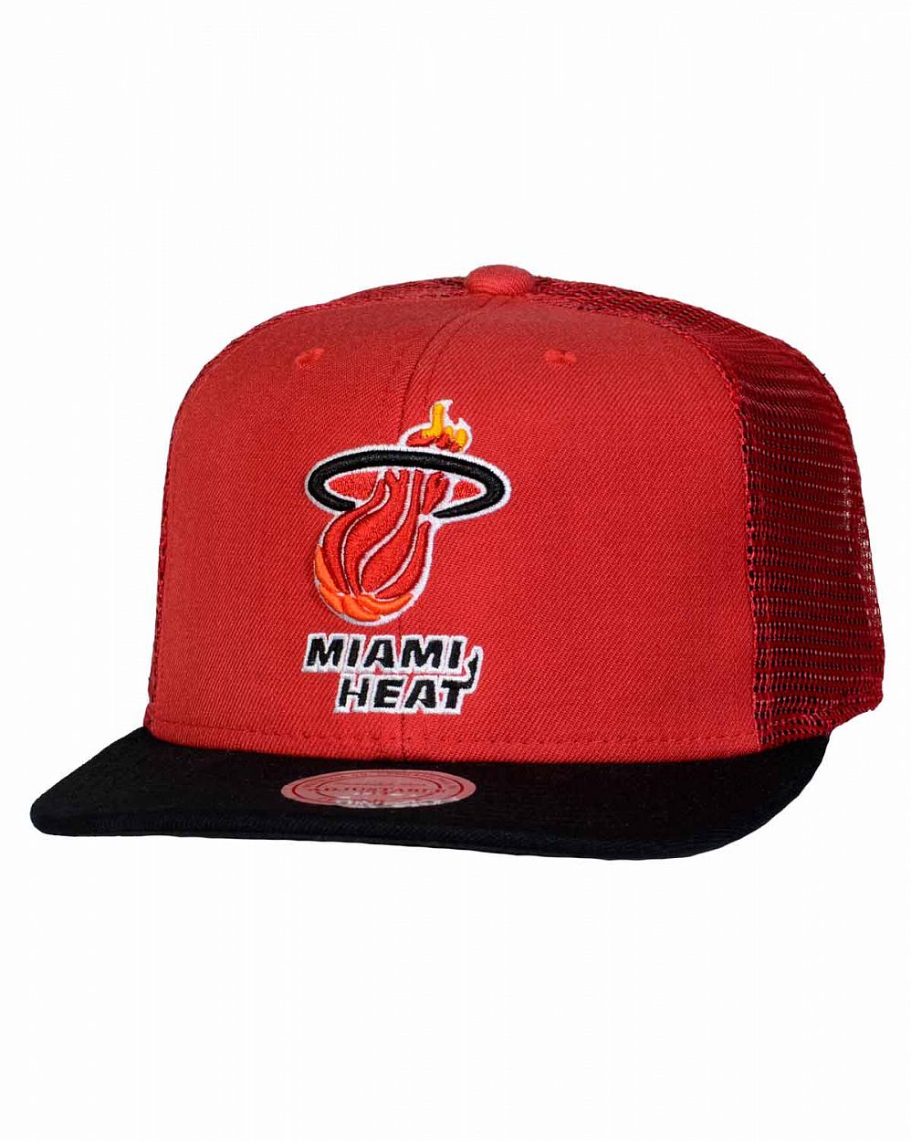 Бейсболка летняя с сеткой Mitchell and Ness Untruck Miami Heat Red отзывы