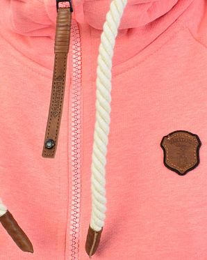 Толстовка женская с капюшоном Naketano Blonder Engel Muschi Melange