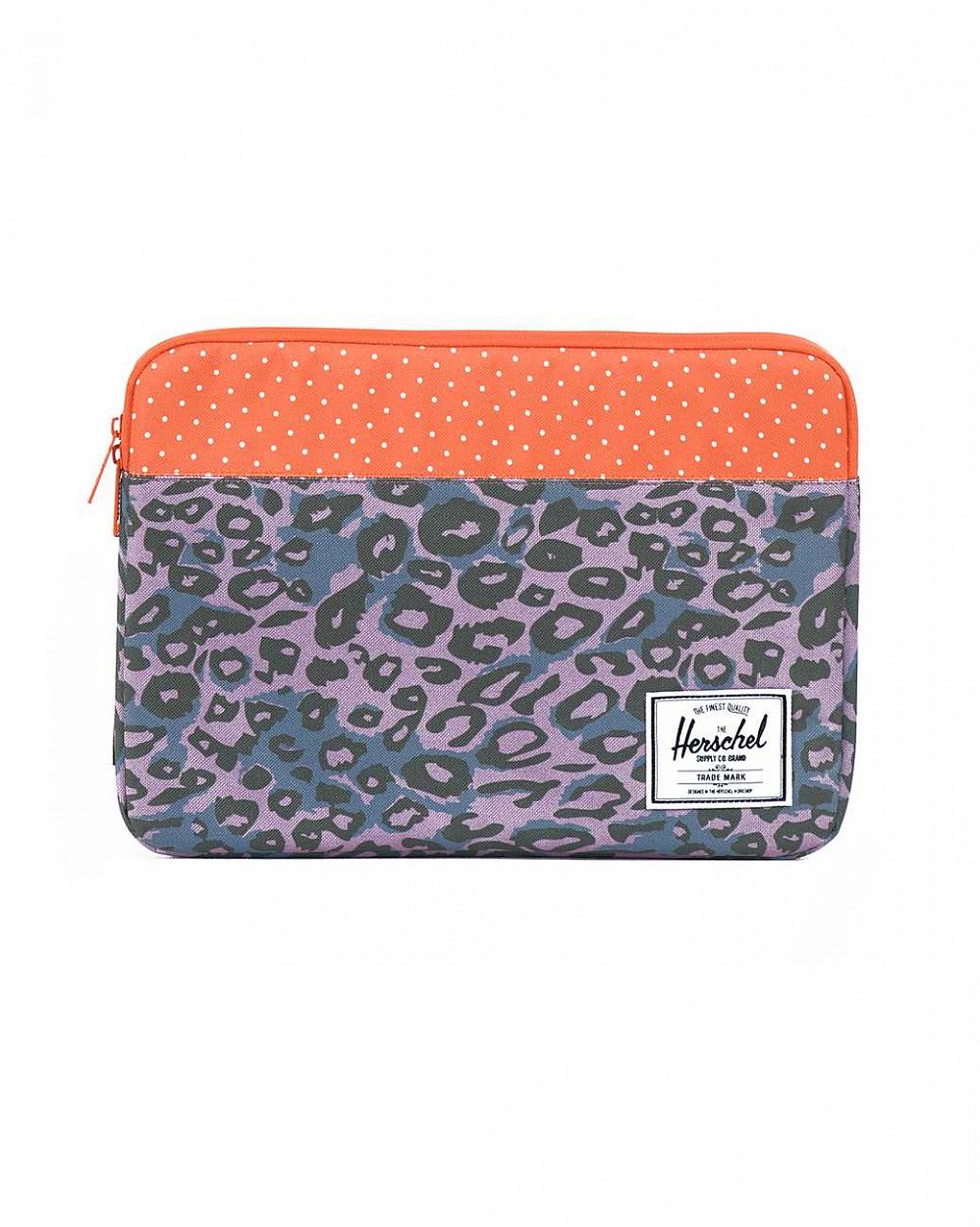 Чехол водоотталкивающий Herschel Anchor 11'' MacBook Air Purple Leopard отзывы