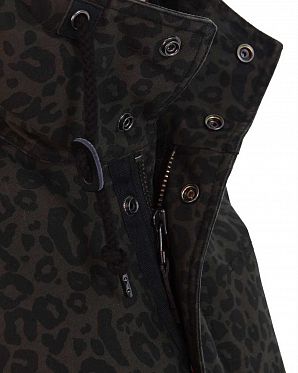 Парка женская утепленная Urban Classics Clash Parka Panther Print